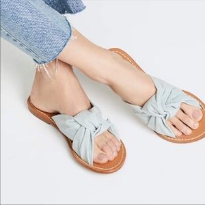 Soludos chambray slides